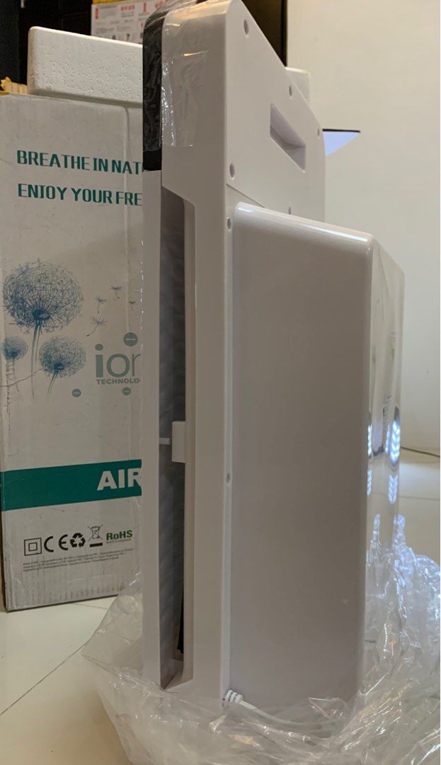 PORTABLE REMOTE CONTROL AIR PURIFIER (Category: Air Purifiers & Dehumidifiers) located in Cavite. Submitted by mommydaddybabyshop (Listing ID 1350492588, Image 3). Description: 🚨‼️PAMIGAY SALE‼️SALE SALE SALE‼️ BEFORE:1349❌ 999❌ NOW: 899✅ PM is the KEY❤️❤️❤️ PORTABLE REMOTE CONTROL AIR PURIFIER 5 LAYER FILTRATION FILTER REPLACEMENT REMINDER 3 SPEED HIGH QUALITY MOTOR WITH BEARING TVOC ODOR SENSOR DETECTS AIR QUALITY MOP: Gcash/Bank transfer.