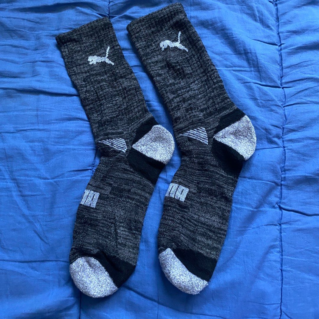 Puma socks (Category: Socks) located in Dagupan City. Submitted by vernzkee (Listing ID 1350392949, Image 1). Description: fits 8-11 shipping via jnt.
