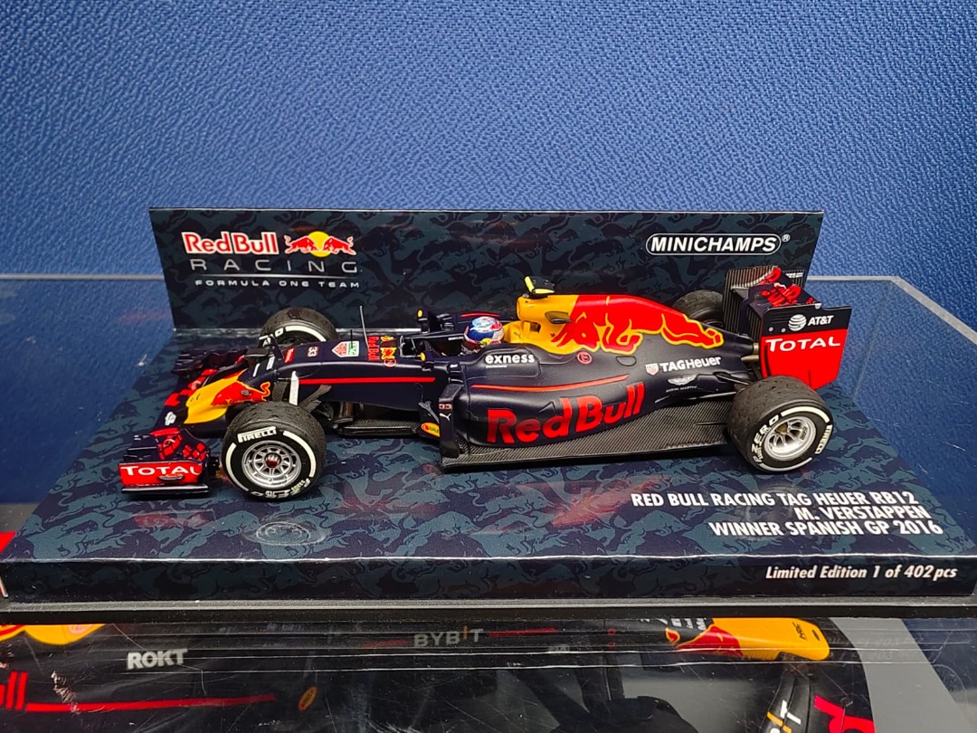 RB12 #33 Max Verstappen Winner Spanish GP 2016 - Red Bull Racing F1 ...