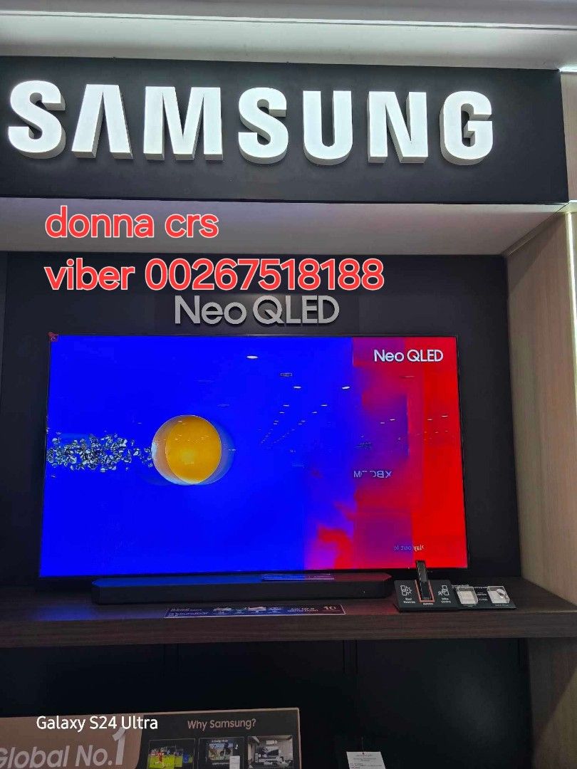 Samsung neo qled 8k smart tv (Category: TV) located in Quezon City. Submitted by daligcon19 (Listing ID 1350411998, Image 1). Description: ❄️ SAMSUNG NEO QLED 8K SMART TV NEO QLED 4K Q87D SERIES Q90D Q90C free samsung soundbar ❄️ NEO QLED 8K Q800D Q900D SERIES QA65Q800D - 168,000 free hwq800d samsung soundbar QA75Q800D - 190,800 free hwq930d samsung soundbar QA85Q900D - 321,700 free hwq990d samsung soundbar NEO QLED 4K Q87D SERIES QA55QN87D - 80,