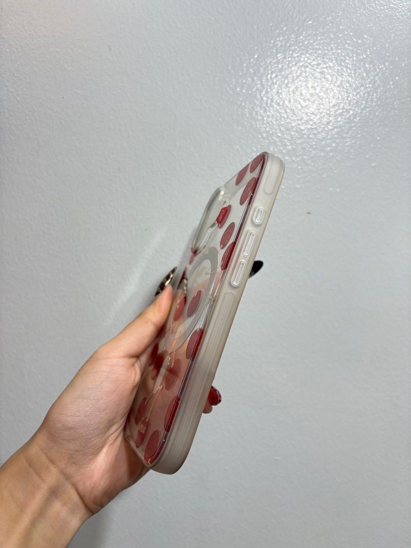 Sonix Cherry On Top Magsafe Case for iPhone 16 (Category: Cases & Sleeves) located in Taguig. Submitted by chumi.sells (Listing ID 1350468817, Image 3). Description: - good as new! used for 2 days only 😊 - with hydrogel film since day 1 - 100% authentic from target california! - bought it for $39.99 + $3.8 tax = $43.79 (around ₱2570 converted price) - impulsive buy during my xmas vacation in the us a few weeks ago 😭 - not available here in the 