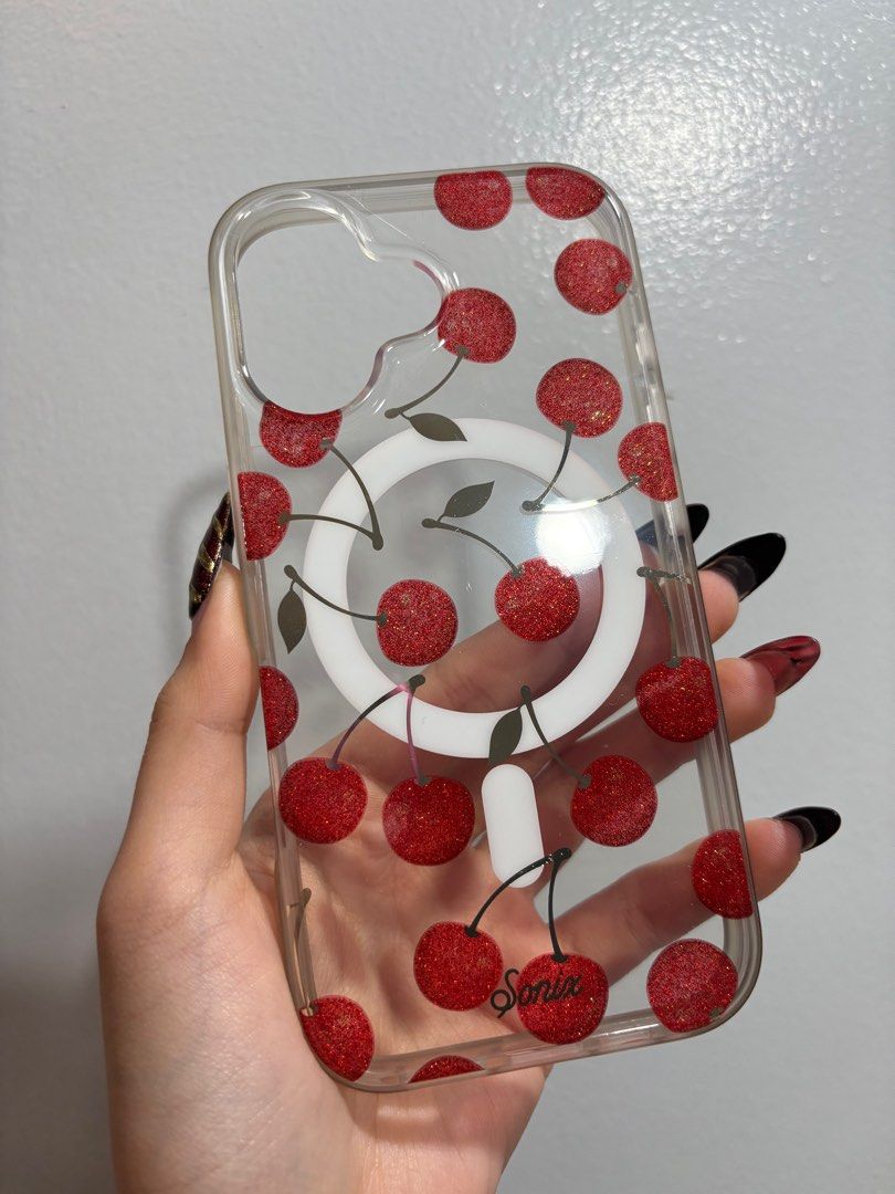 Sonix Cherry On Top Magsafe Case for iPhone 16 (Category: Cases & Sleeves) located in Taguig. Submitted by chumi.sells (Listing ID 1350468817, Image 2). Description: - good as new! used for 2 days only 😊 - with hydrogel film since day 1 - 100% authentic from target california! - bought it for $39.99 + $3.8 tax = $43.79 (around ₱2570 converted price) - impulsive buy during my xmas vacation in the us a few weeks ago 😭 - not available here in the 