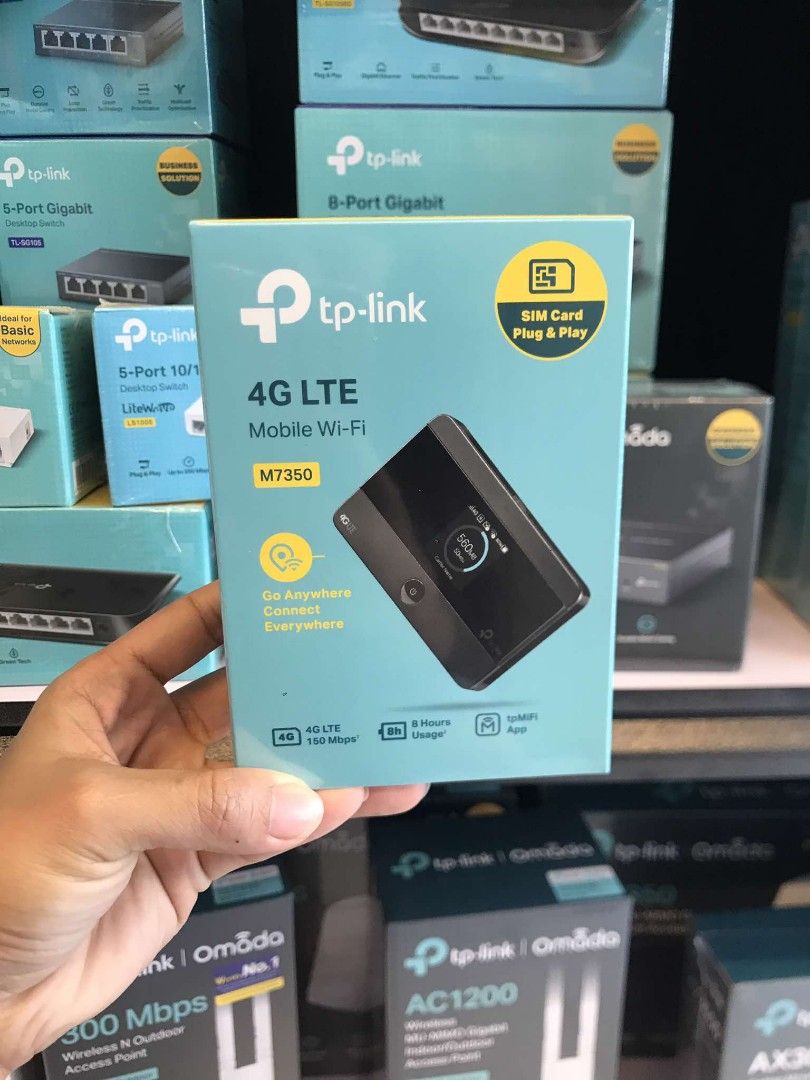 TP-Link M7350 4G LTE Mobile Pocket WiFi (Category: Other Gadgets) located in Manila. Submitted by _yourtrustedsource (Listing ID 1350477831, Image 3). Description: BRAND NEW, ORIGINAL & SEALED! BRANCH STORE LOCATION🗺️: 📍 Evangelista St. Makati City 📍 Kawit Cavite MODE OF PAYMENT 💸: ✅ CASH ✅ GCASH ✅ BANK TRANSFER ✅ HOMECREDIT DELIVERY OPTIONS 🚚: ✅ LALAMOVE/PICK UP/ ✅ LBC COP/LBC BRANCH PICK UP ❗1 YEAR WARRANTY & 7 DAYS REPLACEMENT FOR DEFECTI