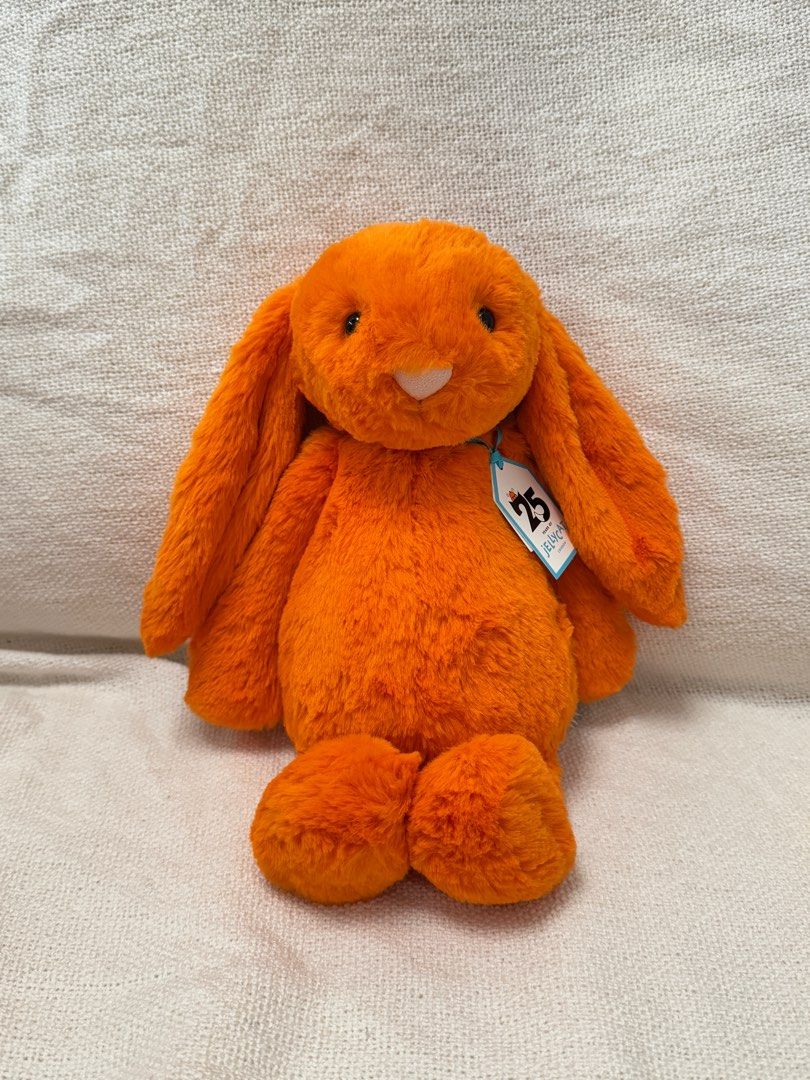 現貨💯正品- Jellycat Bashful Luxe Amberley Bunny - 🧡🐰 Jellycat