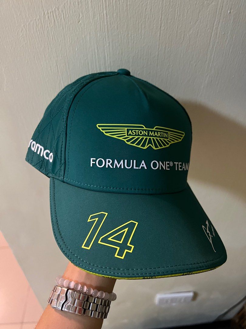 Authentic/Original F1 Aston Martin Alonso Cap (Category: Caps & Hats) located in Santa Cruz, Pampanga. Submitted by maritads (Listing ID 1345499555, Image 1). Description: Brand new from Netherlands OSFA On hand and ready to ship.