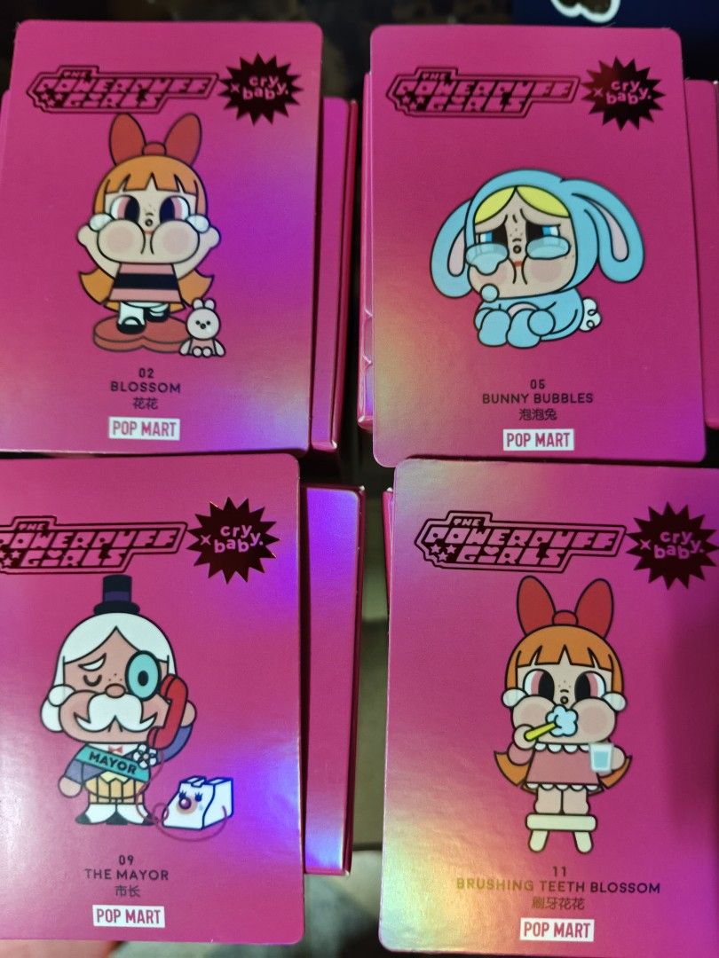 AUTHENTIC POPMART POWERPUFF CRYBABY SERIES (Category: Designer & Blind Box Toys) located in Cebu City. Submitted by wonwoah (Listing ID 1345468879, Image 2). Description: - JUST BOUGHT FROM FULLY BOOKED - SEALED PACKAGING (JUST OPENED BOX TO CHECK) CAN TRADE TO BUTTERCUP (BUNNY OR SLEEPY) ❌SOLD❌ -BUNNY BUBBLES -REGULAR BLOSSOM - TOOTHBRUSH BLOSSOM RFS: DID NOT GET PRIO DISCOUNT FOR SET BUNDLE MOD: J&T MOP: GCASH DM FOR MORE INQUIRES🤍.