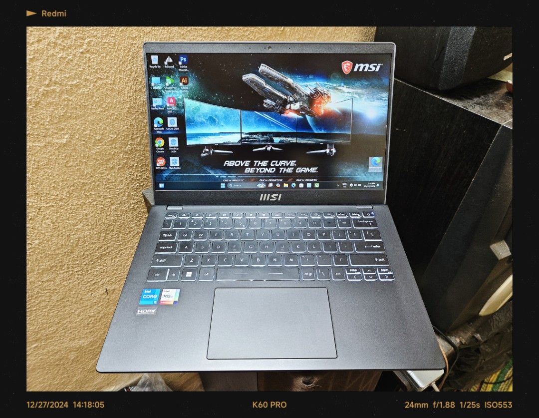 Autocad 2025 ready 12th Gen Core i5 MSI Modern 14/Win11/SSD512/8ram/14