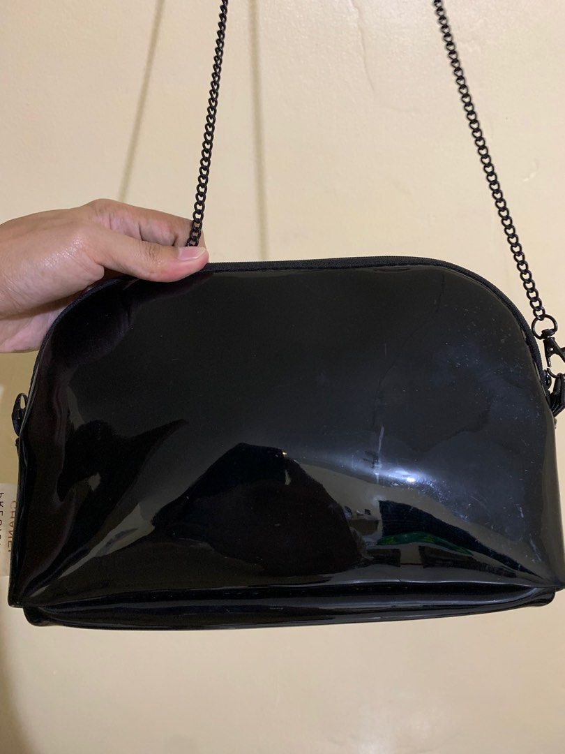 Chanel Precision Bag With Sling (Category: Luxury Bags & Wallets) located in Taguig. Submitted by _sprezzatura (Listing ID 1345375332, Image 3). Description: Chanel precision bag with sling Width - 10 Height - 6.5 Very good used condition Malinis pa loob No rubs on body & corners.