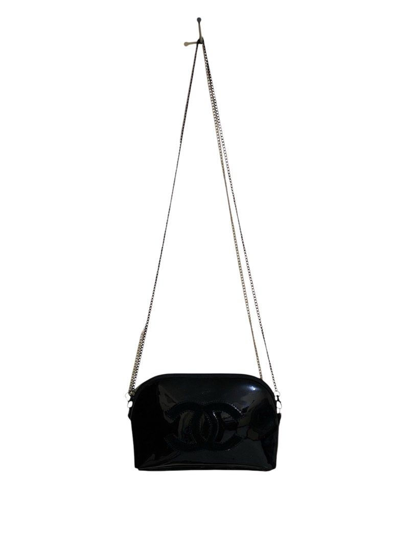 Chanel Precision Bag With Sling (Category: Luxury Bags & Wallets) located in Taguig. Submitted by _sprezzatura (Listing ID 1345375332, Image 1). Description: Chanel precision bag with sling Width - 10 Height - 6.5 Very good used condition Malinis pa loob No rubs on body & corners.