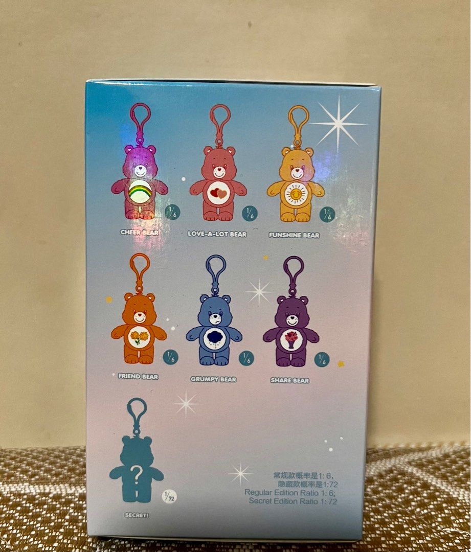 Cozy Life Care Bears Plush Pendant (Category: Plushies & Soft Toys) located in Paranaque City. Submitted by cloudcloset01 (Listing ID 1345383621, Image 2). Description: Cozy Life Care Beats Plush Pendant - BLIND BOX! Unopened / still sealed. This will be a random pull. Bought December 2024 at Popmart Shibuya. .