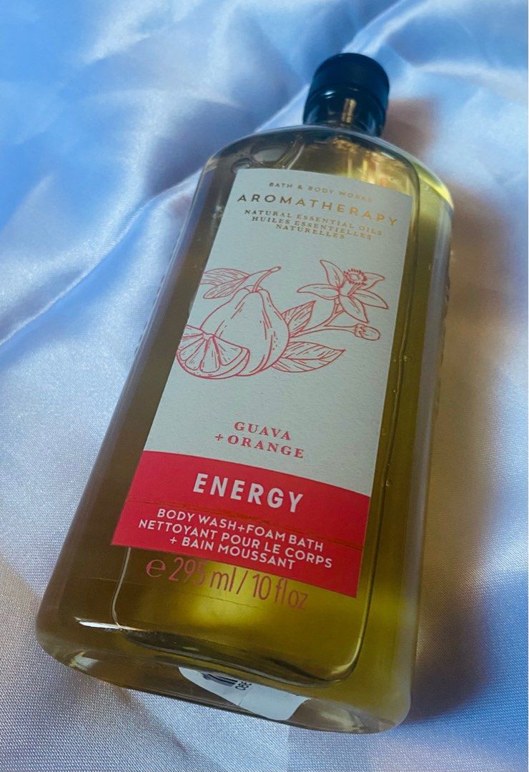 Energizing Aromatherapy Orange Ginger Body Wash (Category: Bath) located in Muntinlupa City. Submitted by juanastopshop (Listing ID 1345344438, Image 1). Description: 💯 Original from Canada Scent: fruit, spice, orange and ginger.