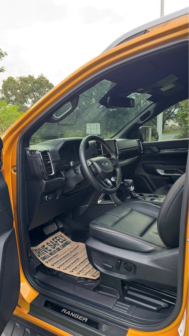 Ford Ranger (Category: Used Cars) located in Angeles City. Submitted by shasha.fierce (Listing ID 1345436355, Image 2). Description: Ford Ranger Wildtrak 4x4 Acquired July 2023 Fresh unit. Good as new. Casa maintained. Fully paid. Clean papers. Inclusions: Extra key fob. Roller lid worth 35k Cargo bar worth 8k Dish matting Free full tank fuel. Free transfer of name. City drive lang. Di pa nagamit sa rough road. For groceries lang nagagamit. 😂 Ne