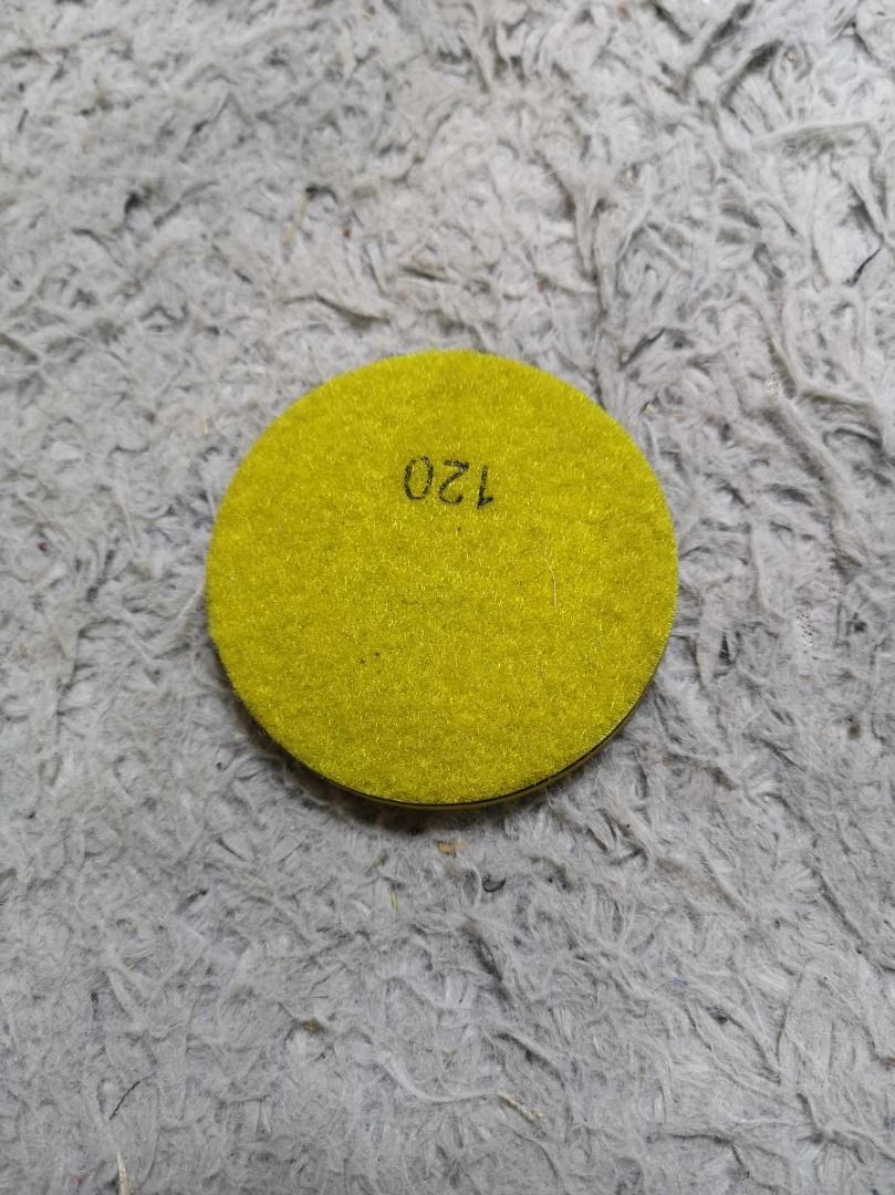 Granite Polishing Pods (Category: Construction & Building Materials) located in Santa Cruz. Submitted by jmy_surplus.2 (Listing ID 1345464273, Image 1). Description: Size ; L - 8 w - 8 Color ; Yellow Type ; Pods Brand ; No brand Material ; Metal Style ; Granite Polishing Pods LG 94 JMY 4.