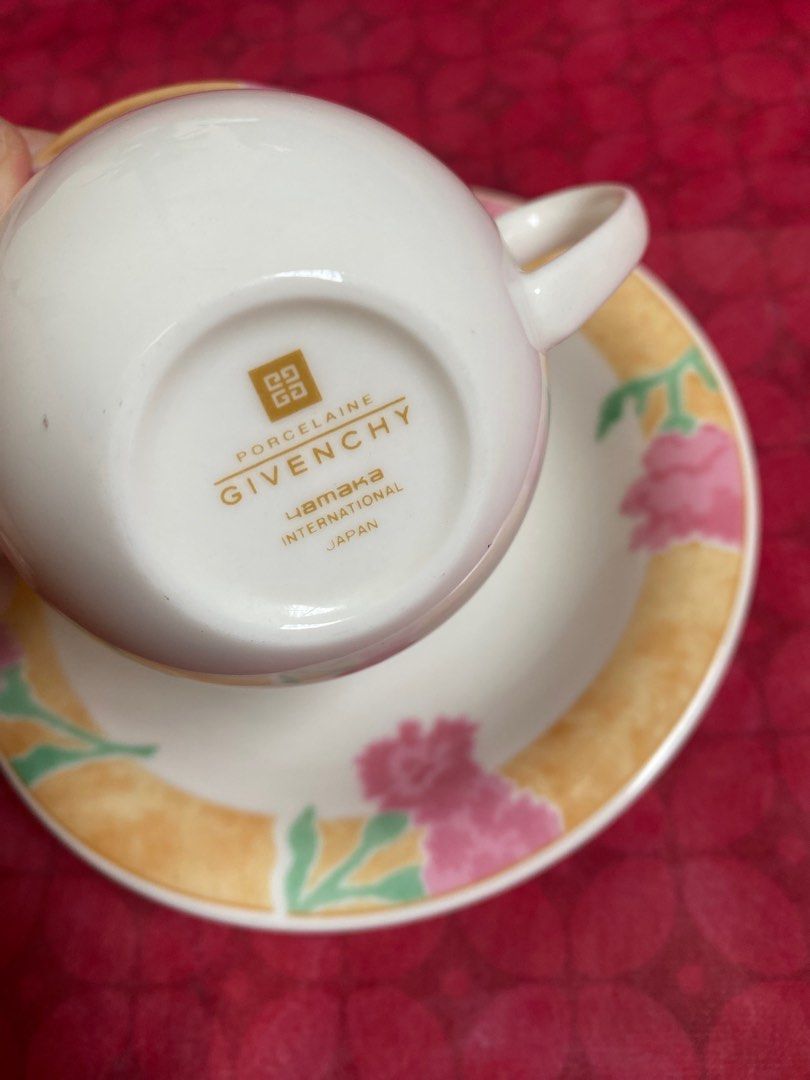 G!venchy Cup and Saucer (solo pair! (Category: Coffee & Tea Tableware) located in Quezon City. Submitted by zarayurivan (Listing ID 1345466385, Image 2). Description: Description in 1st photo. Sources in Japan. .