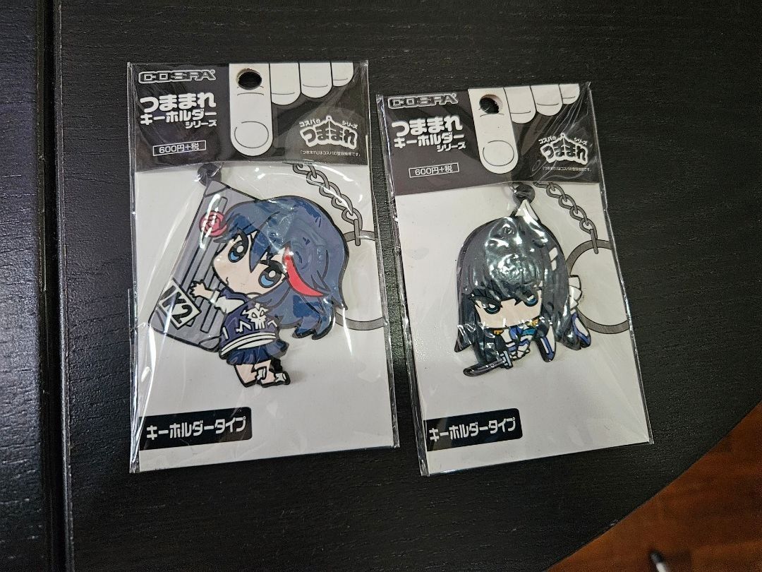 Kill la Kill keychains (Category: Toys & Games) located in Subang Jaya. Submitted by ksamma (Listing ID 1345475932, Image 1). Description: keychain set.