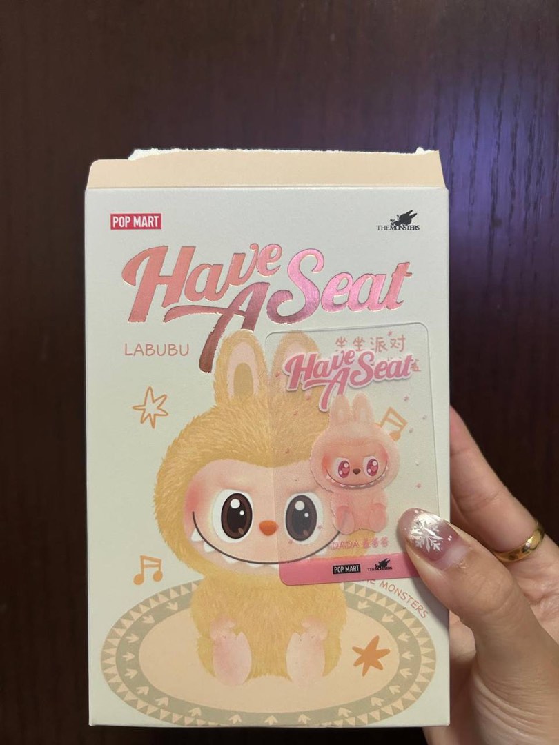 LABUBU V2 HAVE A SEAT DADA, Hobbies & Toys, Toys & Games on Carousell