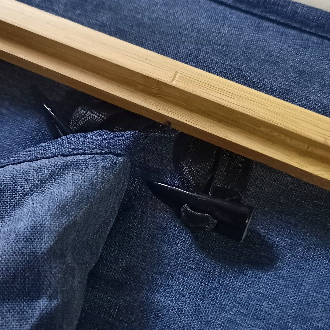 Laundry Bag from UK A350 (Category: Laundry Baskets) located in Calamba. Submitted by chebvintagedepot (Listing ID 1345369761, Image 3). Description: A350 Laundry Bag from UK A350 for 480 With wood frame Navy blue color With stopper Item is in Good condition.
