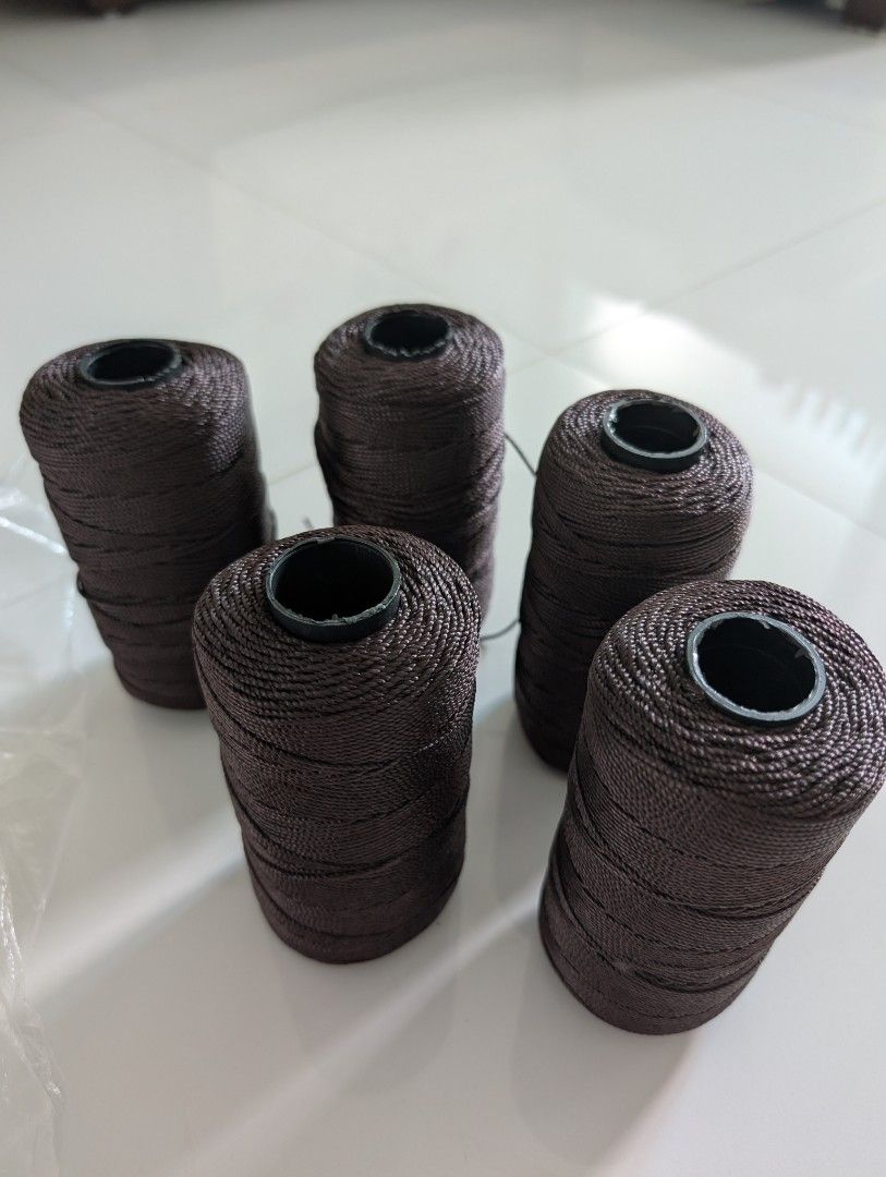 Macrame yarn (Category: Everything Else) located in Singapore. Submitted by jujumummy (Listing ID 1345448301, Image 2). Description: bought too many, no time to continue:( 5rolls at $15, self collection only..