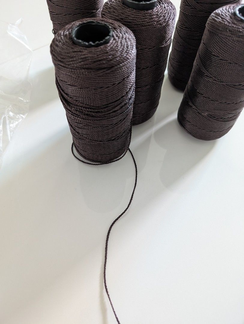 Macrame yarn (Category: Everything Else) located in Singapore. Submitted by jujumummy (Listing ID 1345448301, Image 1). Description: bought too many, no time to continue:( 5rolls at $15, self collection only..