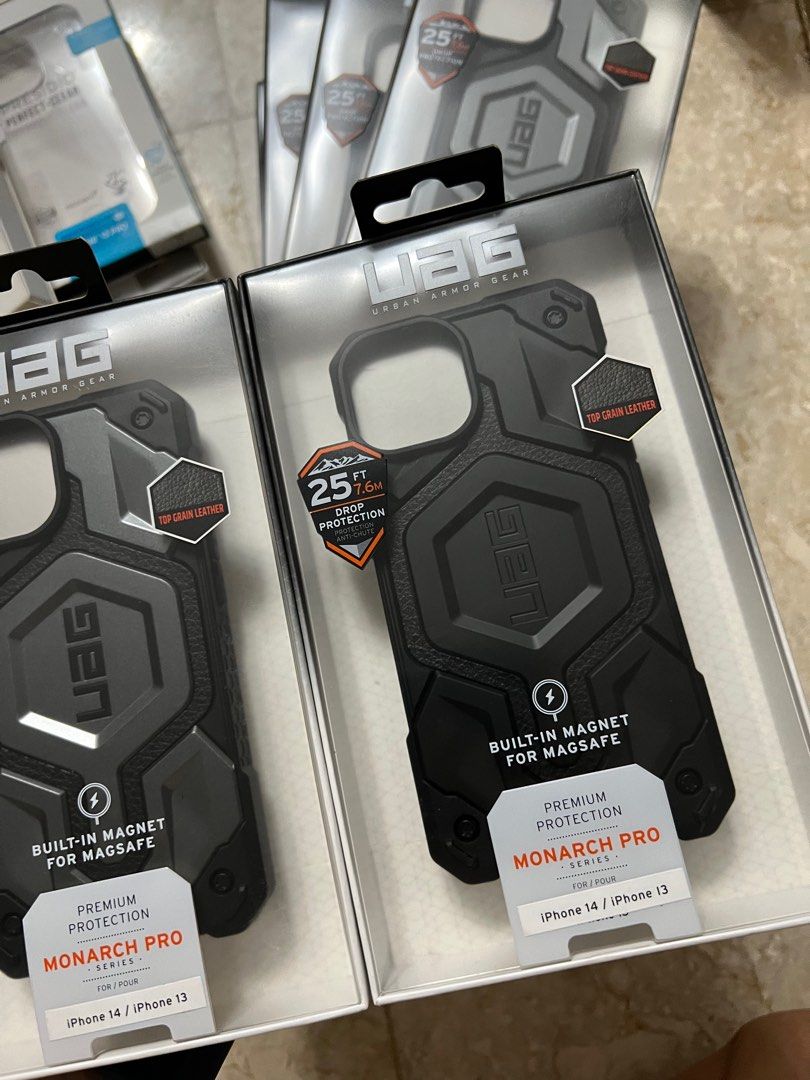 Original UAG Monarch Pro MagSafe ShockProof Case for iPhone 13 / 14 (Category: Cases & Sleeves) located in Manila. Submitted by razelysonn (Listing ID 1345348891, Image 3). Description: 2,000 each Monarch pro magsafe FIXED PRICE .