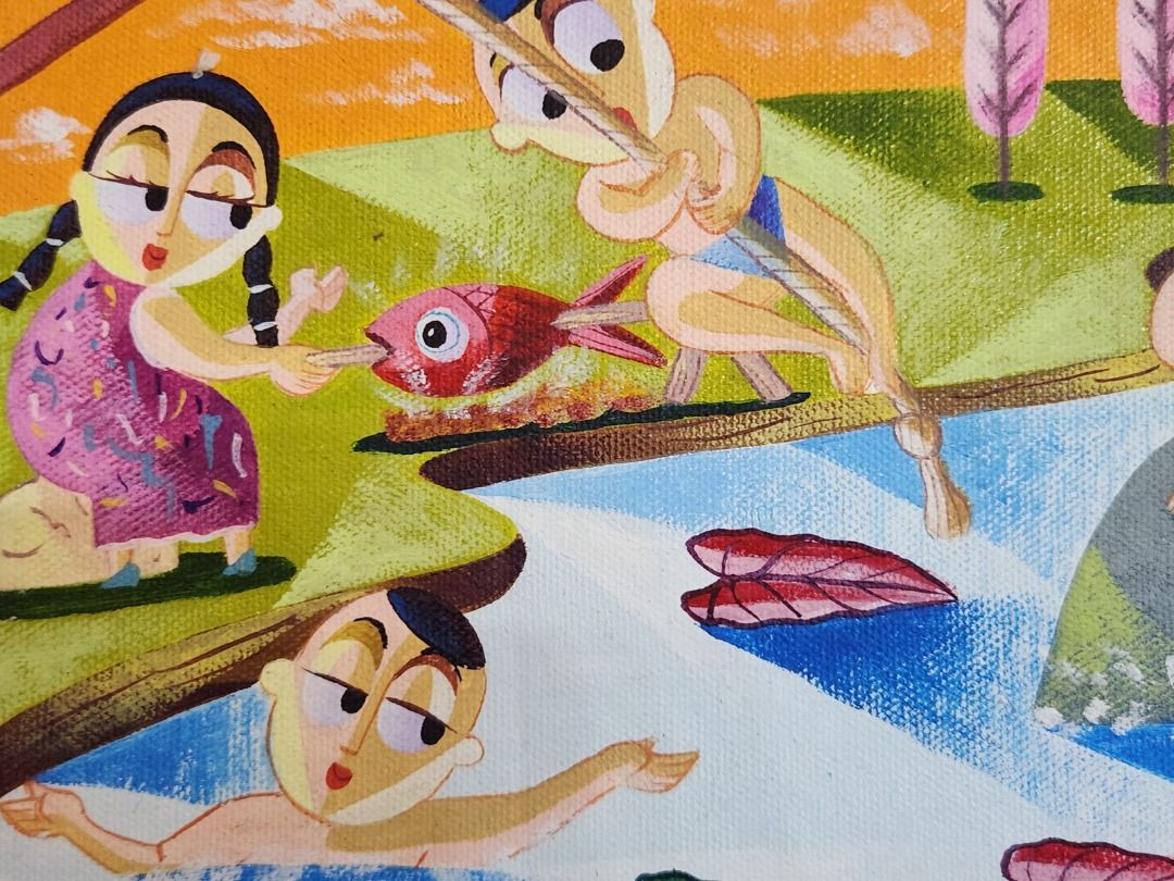 Outing - Jovan Benito (Category: Art & Prints) located in Taguig. Submitted by drybrushgallery (Listing ID 1345341869, Image 3). Description: Outing Jovan Benito, 2024 Oil on Canvas Artwork Dimension: 8" x 10" with Certificate of Authenticity PM FOR INQUIRY 0919 005 0750 .