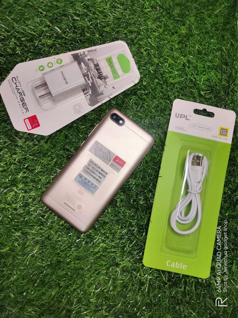 Redmi 6a (Category: Xiaomi) located in Santa Rosa. Submitted by chikikayyyy (Listing ID 1345359140, Image 1). Description: Comes with charger No box.
