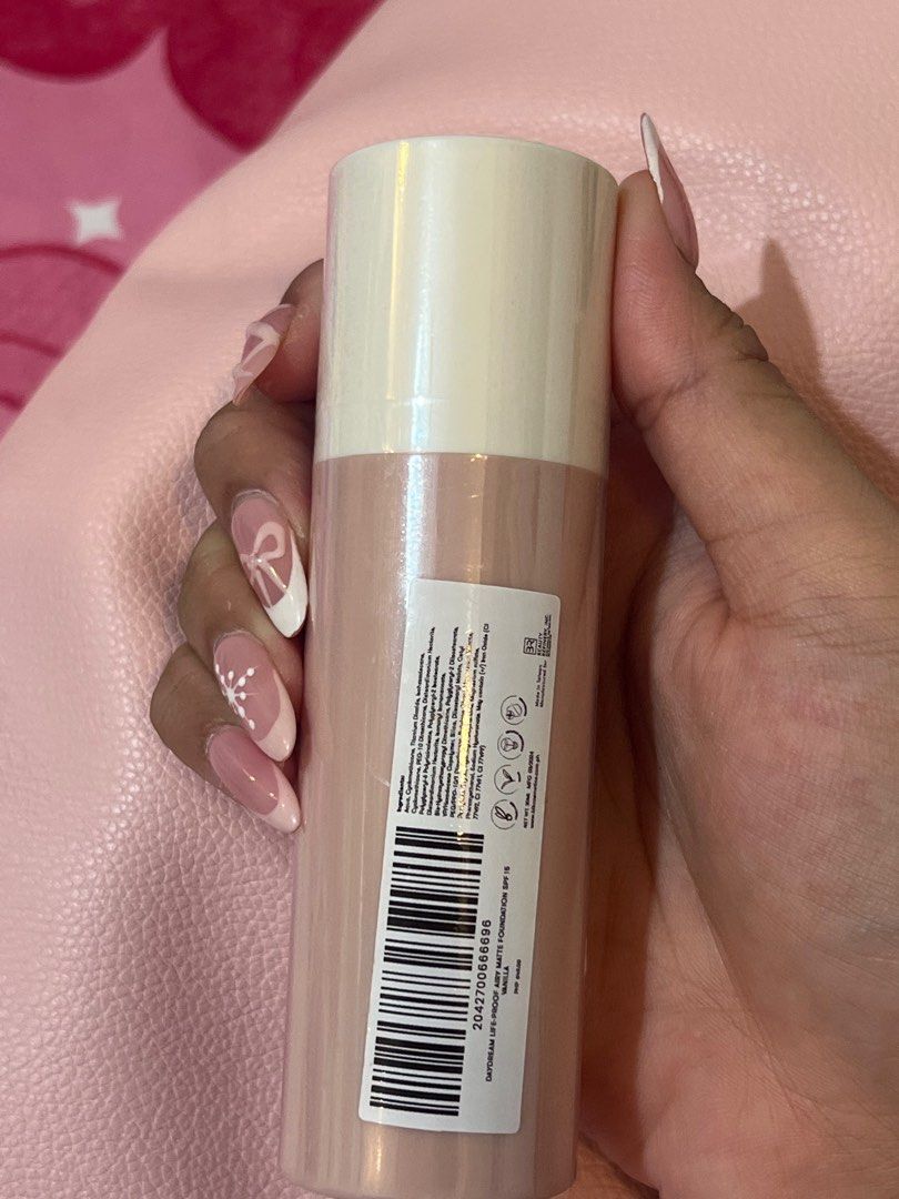 sealed blk daydream airy matte foundation 30ml (Category: Makeup) located in Manila. Submitted by sofia.26 (Listing ID 1345446718, Image 2). Description: sealed blk daydream airy matte foundation 30ml | shade : vanilla ⋆𐙚₊˚⊹♡ original price : 649php | note : bought sa physical store selling price : 600 .