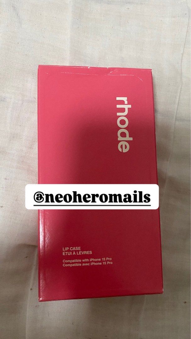 [sell / swap] Rhode Guava Spritz Summer Lip Case iphone 15 pro (Category: Makeup) located in Cainta. Submitted by neoheromails (Listing ID 1323959628, Image 2). Description: ↝ for iphone 15 pro ↝ phone case opened to check, unused ↝ can trade or swap to rhode blush: sleepy girl, freckle, toasted teddy Note: the color difference is cos the other photos were taken under warm light.