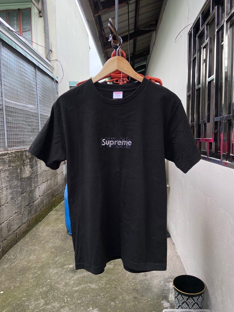 supreme bogo swarovski Men s Fashion Tops Sets Tshirts Polo Shirts on Carousell
