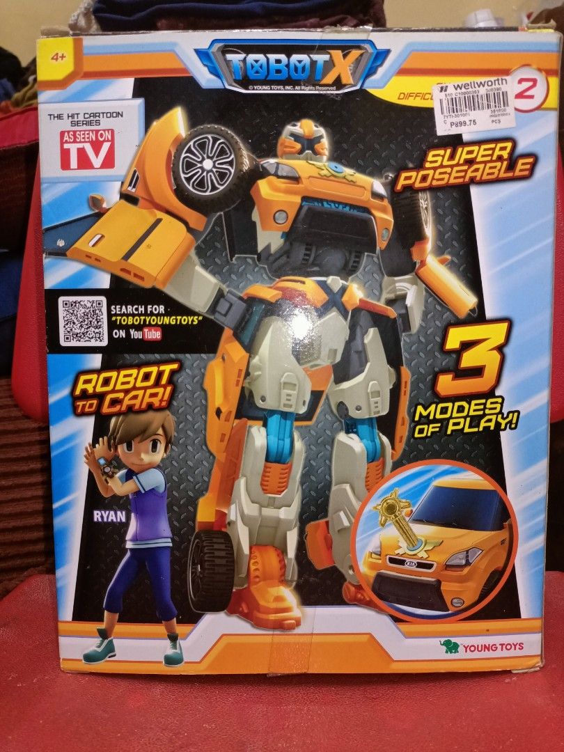 TOBOT limited edition transforming robot (Category: Action & Battle Toys) located in Manila. Submitted by reuel80525 (Listing ID 1345305297, Image 3). Description: Please read carefully before purchasing the product: ⚠️ SECOND HAND TOY ⚠️ - minimal scratches - perfect gift (Complete Set) ❗ ORIGINAL PRICE ❗ - ₱ 899 The current price is negotiable! 📍THE SHIPPING FEE IS NOT YET INPUTTED IN THE PRICE. VARYING ON WHICH AREA Seller Area: Near Caloocan