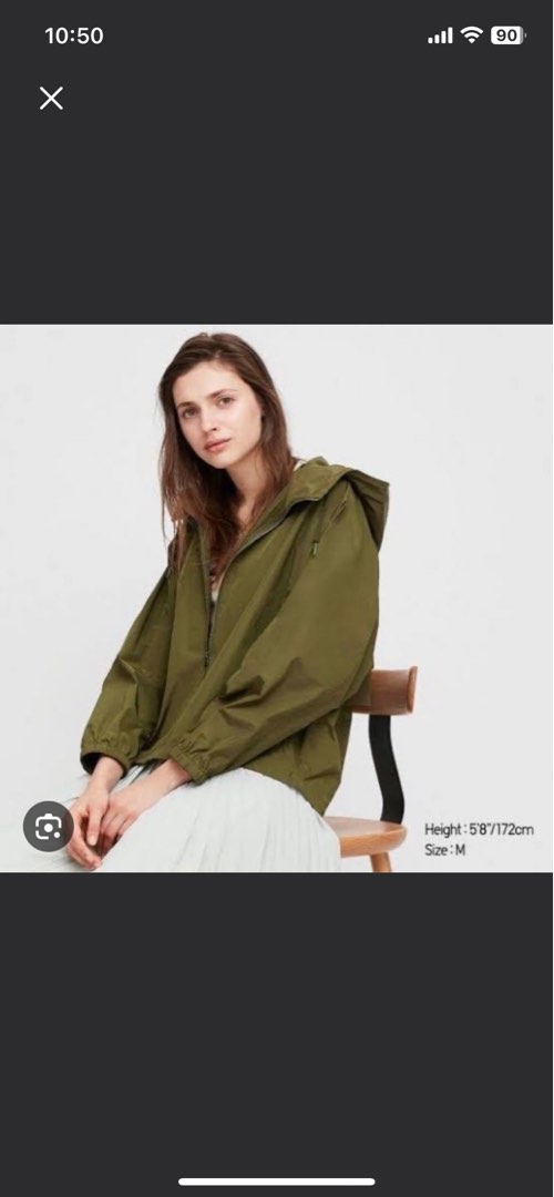 Uniqlo Women s Oversized Parka Women s Fashion Coats Jackets and Outerwear on Carousell