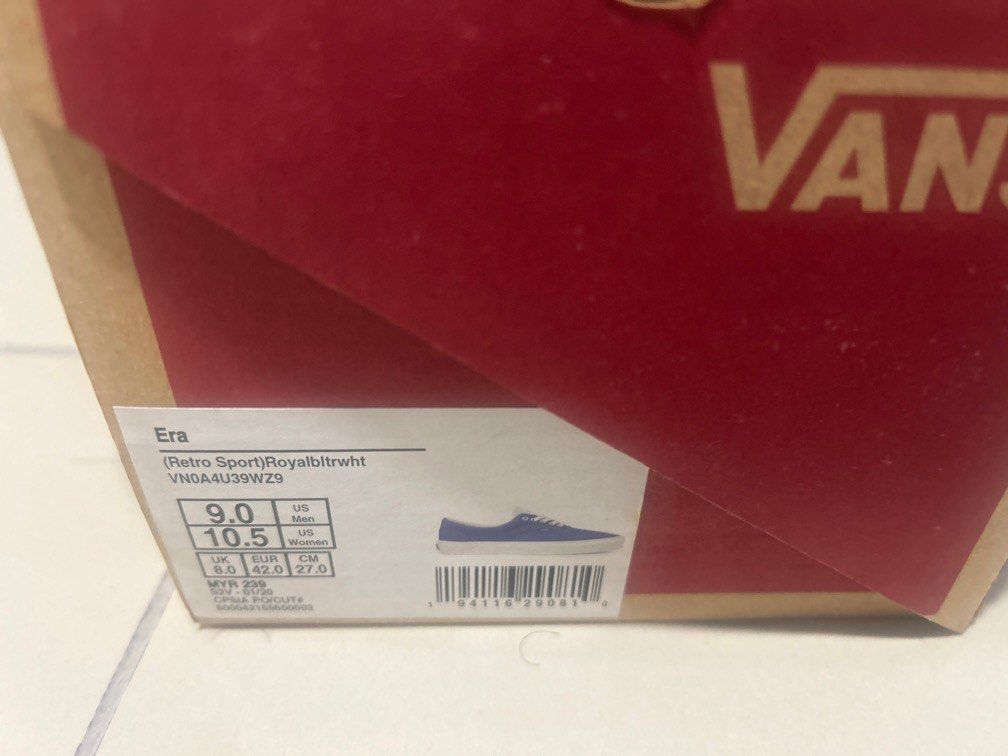 Vans Authentic (Category: Sneakers) located in Shah Alam. Submitted by noraemmy (Listing ID 1345301415, Image 2). Description: Almost in perfect condition of used Vans Era. Authentic and with box. Seldom wear. Worth the buying. Just to need to clear some. Interested just dm’s. Can go for less if negotiate. See you when i see you..thank you.