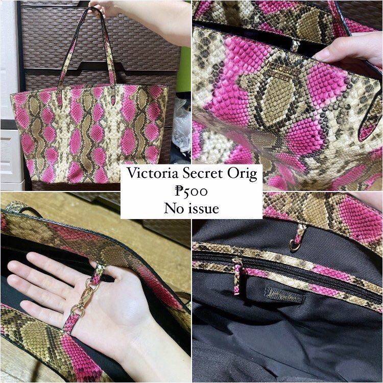 Victoria Secret bag (With issue) (Category: Shoulder Bags) located in Cavite. Submitted by kkuumma (Listing ID 1345399194, Image 1). Description: Victoria Secret From US With issue sa may strap (late ko nalang nakita).