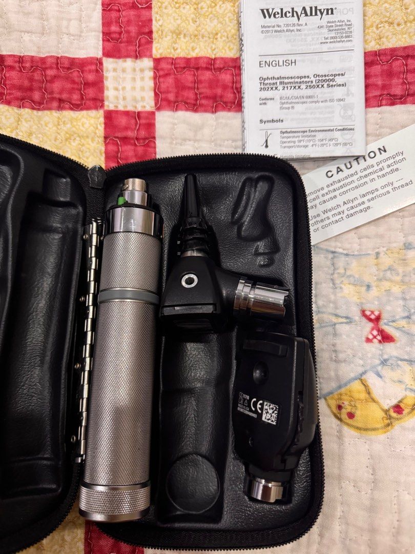 Welch Allyn 3.5v Professional Diagnostic Set - Otoscope Oscope ...