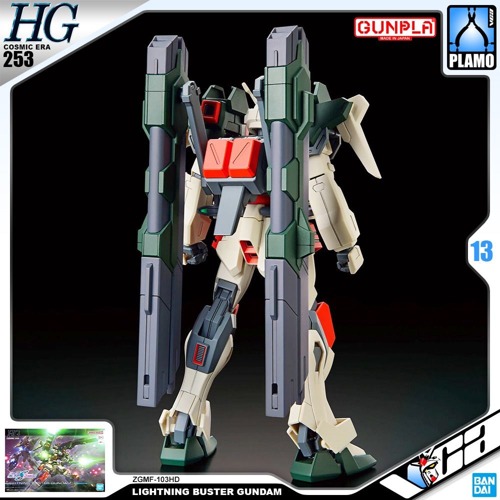 ⭐️ BANDAI GUNPLA HIGH GRADE COSMIC ERA HGCE SEED FREEDOM HG LIGHTNING BUSTER GUNDAM PLASTIC MODEL KIT TOY ACTION FIGURE VCAGUNDAM VCA SINGAPORE (Category: Gundam Model Kits) located in Singapore. Submitted by vcagundam.sg (Listing ID 1294487771, Image 3). Description: ⭐️HG | LIGHTNING BUSTER GUNDAM 🌐𝗪𝗘𝗕𝗟𝗜𝗡𝗞 https://v.vcagundam.sg/VUjUmX 🤖𝗛𝗘𝗔𝗗 𝗛𝗘𝗜𝗚𝗛𝗧 : 13cm 📝𝗧𝗬𝗣𝗘 : PLASTIC MODEL KIT The Lightning Buster Gundam from "Mobile 