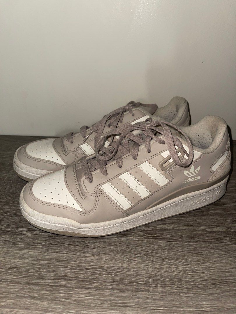 Adidas Forum Low (Beige/Cream) (Category: Sneakers) located in Manila. Submitted by pythamm (Listing ID 1345592810, Image 1). Description: Adidas Forum Low (Size 10 1/2 US) In good condition! Only used a couple of times. Just needs a good cleaning! Price is negotiable! :) RFS: Not my style anymore. Need funds..