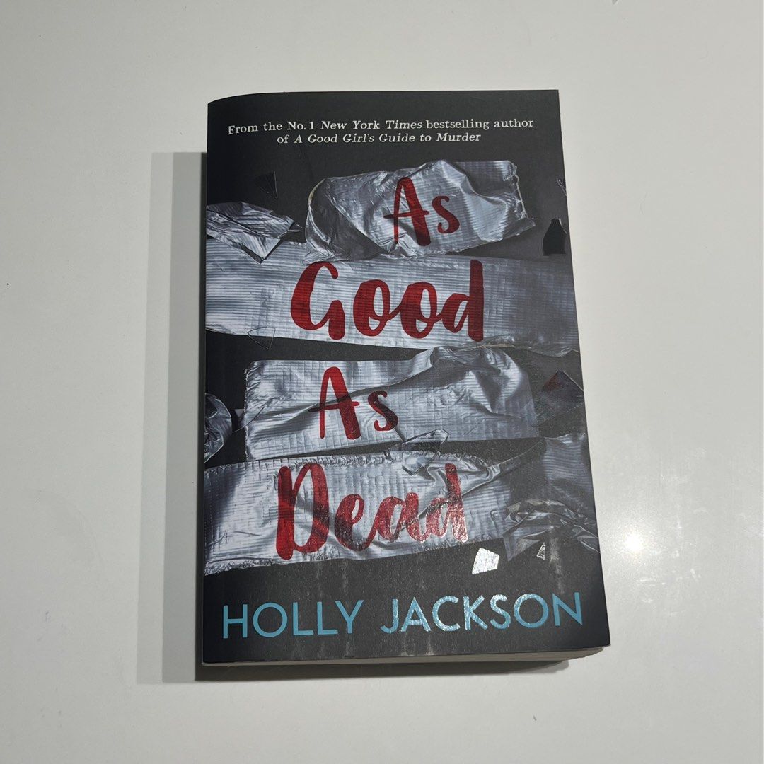 As Good As Dead by Holly Jackson (Category: Storybooks) located in Davao. Submitted by nvvera0212 (Listing ID 1345714729, Image 1). Description: Bought from FullyBooked for Php 479 Selling for just Php 349 Location: Davao City Delivery: via Grab (if Davao) or J&T (if outside Davao) MOP: GCash or bank transfer Message for inquiries!.