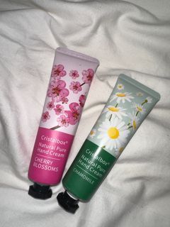 Authentic Bundle Cristalbox Natural Pure Hand Cream Cherry Blossoms & Chamomile