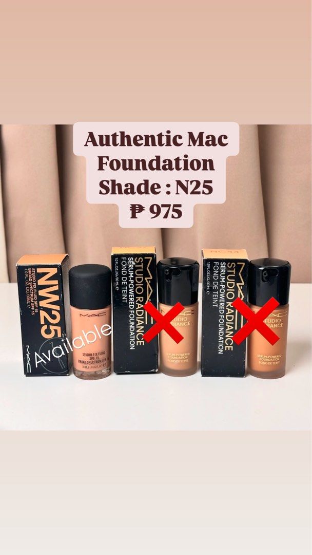 Authentic Mac foundation N25 (Category: Makeup) located in San Pablo. Submitted by with.jacque (Listing ID 1345706654, Image 1). Description: Bought it US 🇺🇸.