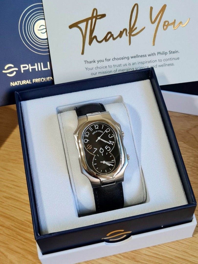 Authentic Philip Stein Watch (Category: Luxury Watches) located in Manila. Submitted by nhelnhelly (Listing ID 1345538793, Image 3). Description: ‼️‼️‼️SALE‼️‼️‼️ ON HAND PH 😍😍😍 💯% AUTHENTIC PHILIP STEIN SLIM Signature LARGE Unisex Watch BRAND NEW COMPLETE U.S. PACKAGE Model 2S-FBK-APSTB 21,500 only if cash, free delivery 😉👍.