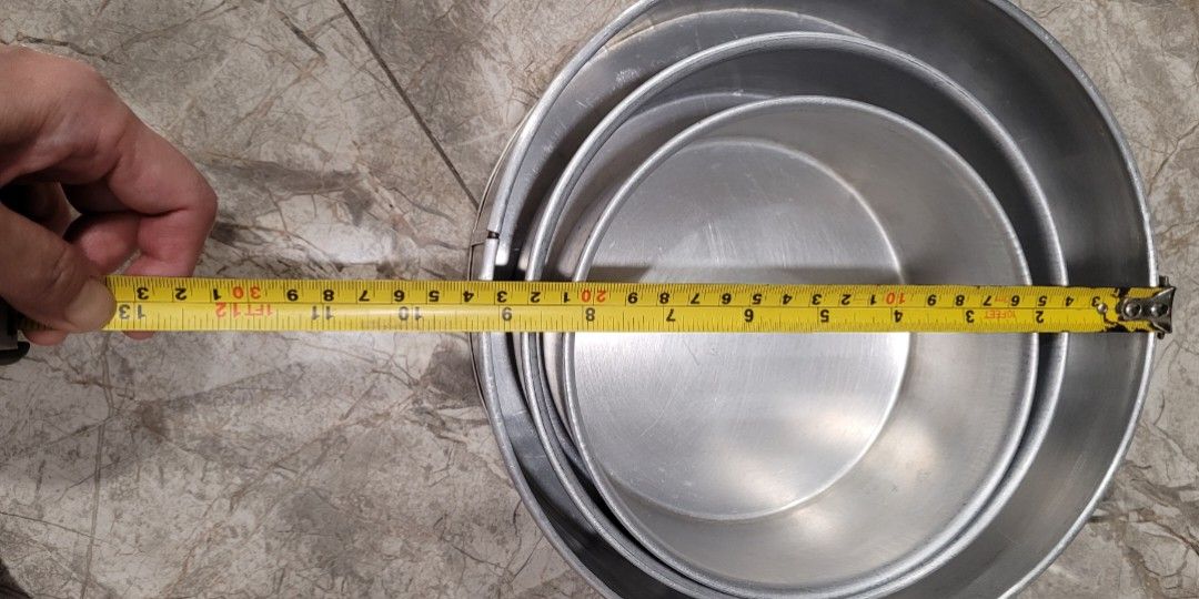 Baking tins 3 pieces