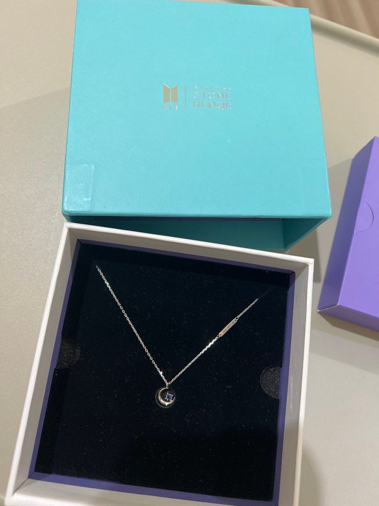 BTS Stone Henge Necklace - Jungkook (Category: Necklaces) located in Taguig. Submitted by rory02 (Listing ID 1345638690, Image 1). Description: Never been used, Slight tarnishing.