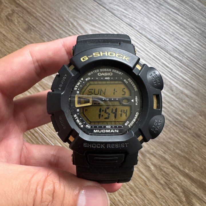 Casio G-Shock G-9025A-1 Dawn Black 25th Anniversary Mudman G-9000