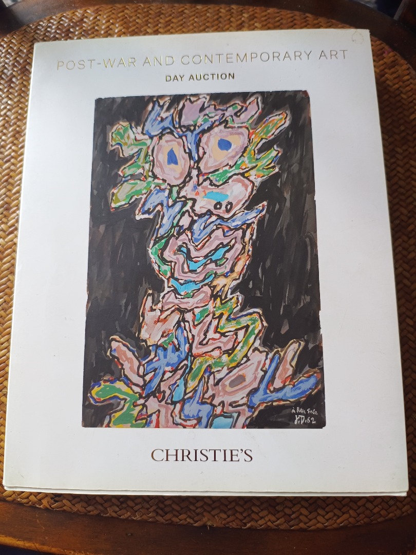 Christie's Auction Catalog Post War and Contemporary Art, Hobbies