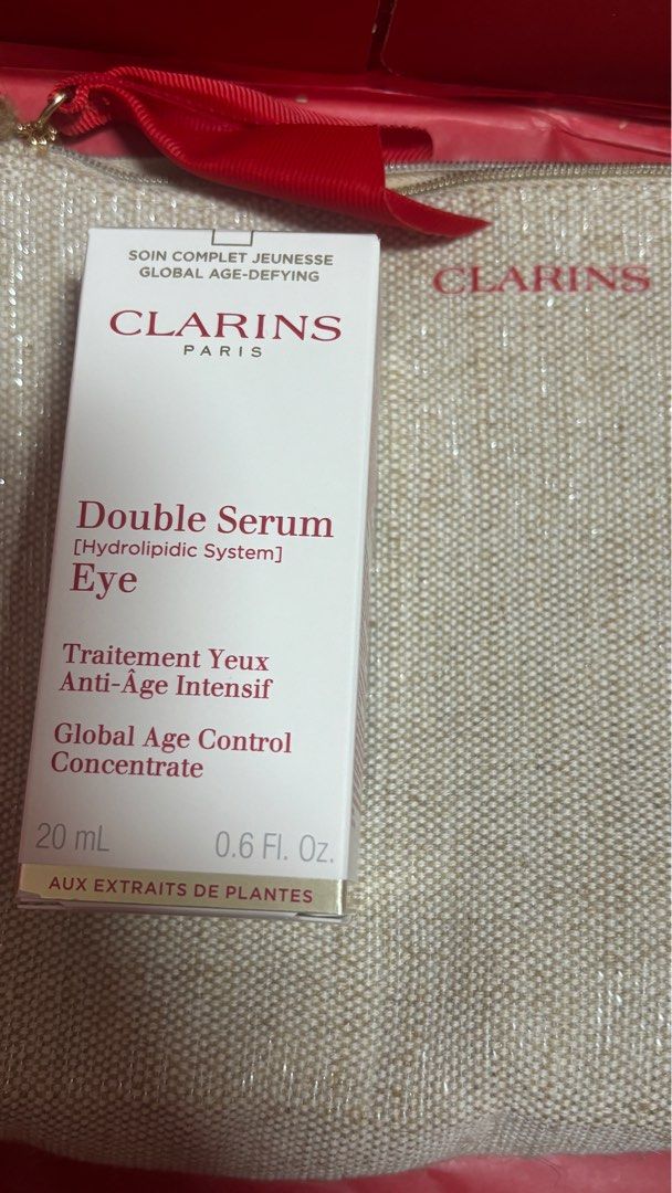 Clarins double serum eye (Category: Face Care) located in Singapore. Submitted by smilesm123 (Listing ID 1345679596, Image 1). Description: Brand New Anti aging eye care .