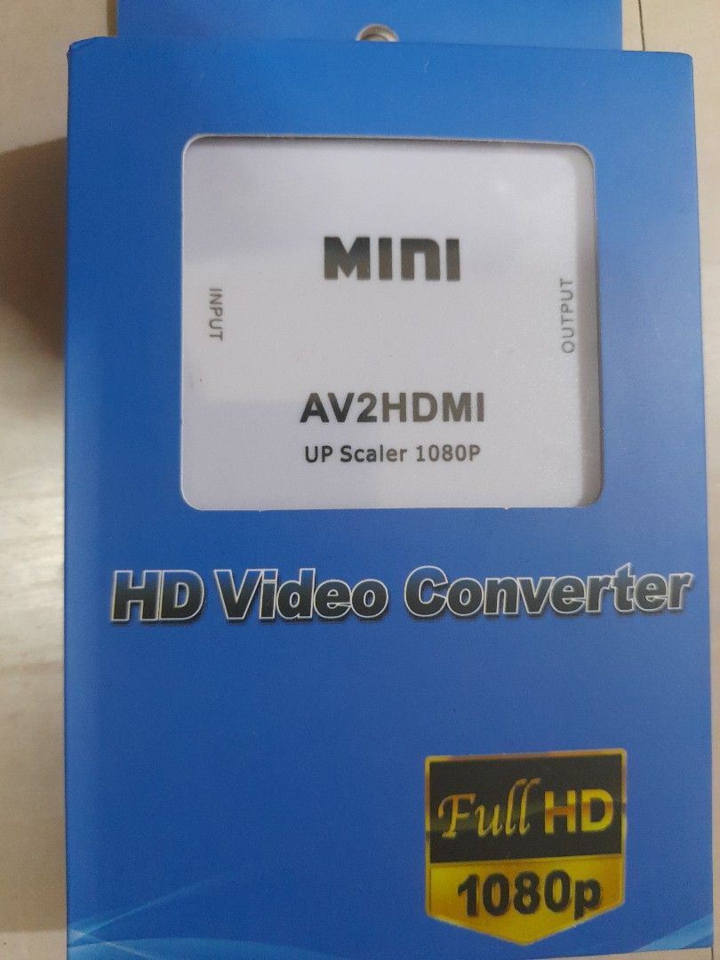 CONVERTER INPUT RCA OUTPUT HDMI (Category: Portable Audio Accessories) located in Quezon City. Submitted by hajjasittienor (Listing ID 1345651212, Image 1). Description: BRAND NEW 💯 CONVERTER INPUT FEMALE RCA OUT PUT FEMALE HDMI. ....PWEDE PICK UP ....PWEDE GCASH PAYMENT.