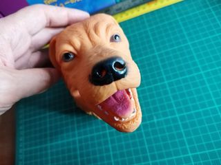 golden retriever dog puppet