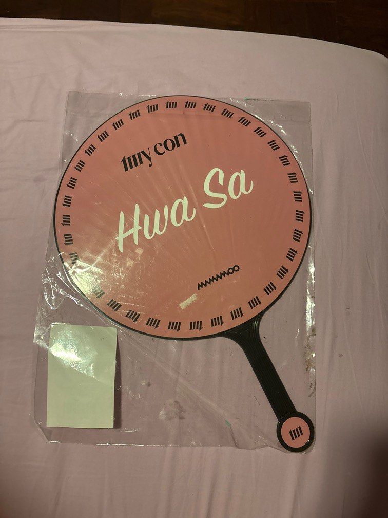 HWASA MAMAMOO 1MY CON FAN (Category: Events Tickets) located in Las Pinas. Submitted by nataliaandreana (Listing ID 1345625281, Image 3). Description: Bought last 2023 at the 1MY CON - Mamamoo Concert at the Araneta Coliseum Bought around 800+ ?? RFS: Nakatambak lang Payment Method: Gcash/BPI/ Maya Shipping must be shouldered by buyer.
