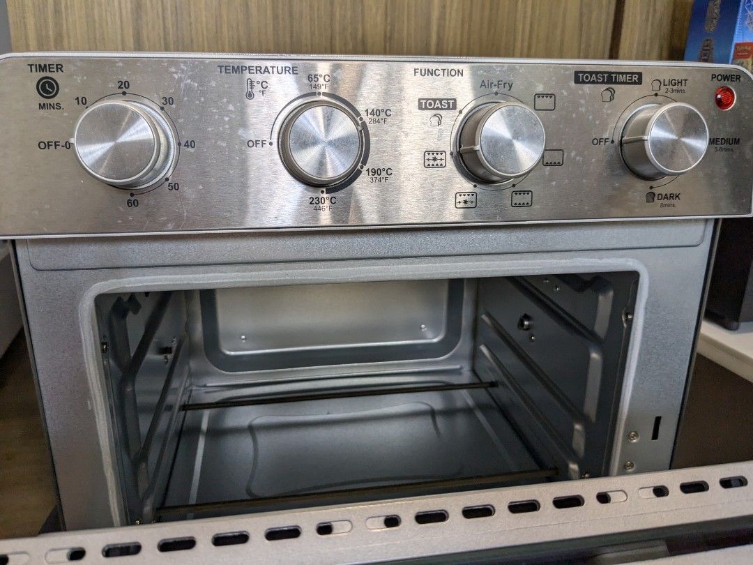 Imarflex Turbo Airfryer 30L (Category: Ovens & Toasters) located in Las Pinas. Submitted by graceysrandomstuffs (Listing ID 1345635739, Image 3). Description: Imarflex Turbo Airfryer 30L Electric convection and rotisserie Never been used but 1 year old. Box not included Specs are included in one of the images Original Price: Php 9,000 Loc for pickup: Bicutan, Parañaque Testing only for sure buyers in meetup location as condominium admin requires 