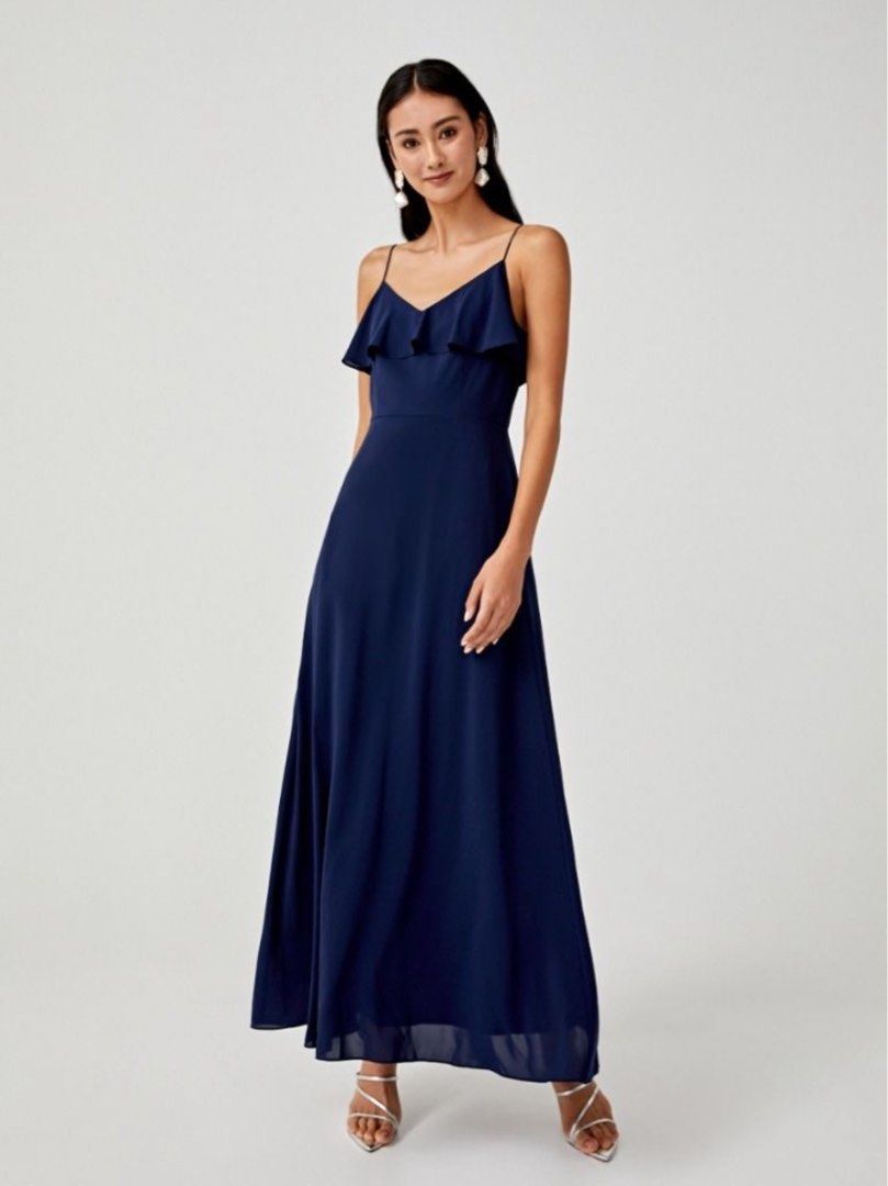 knee length dresses for ladies Remy Ruffle Maxi Dress main image 1